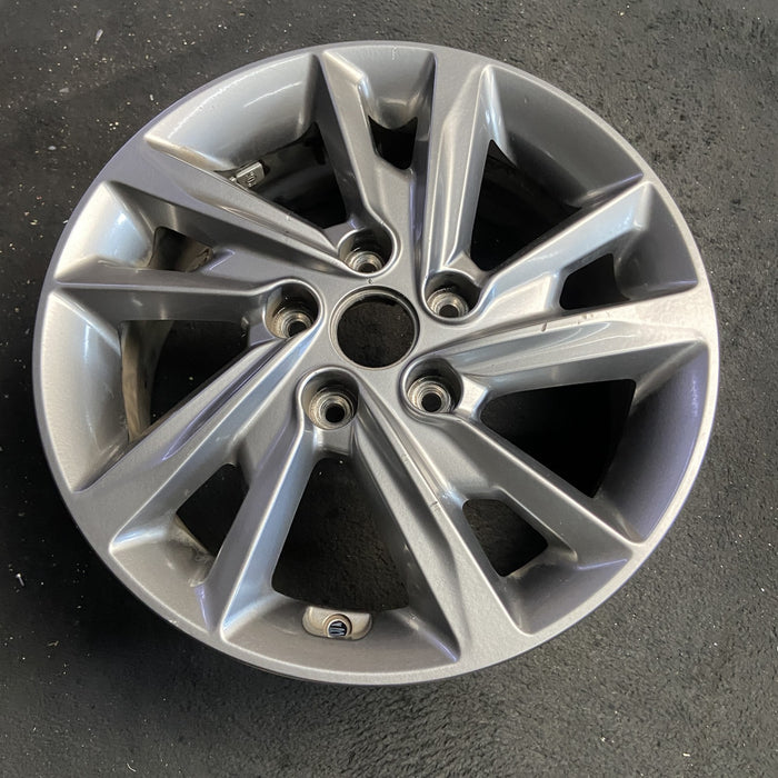 16" OPTIMA 19 16x6.5 , 10 spoke Original OEM Wheel Rim - Side Profile