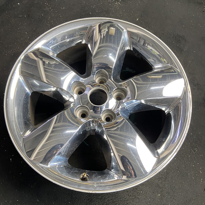 20" DODGE 1500 PICKUP 13 , 20x8, chrome clad Original OEM Wheel Rim - Side Profile