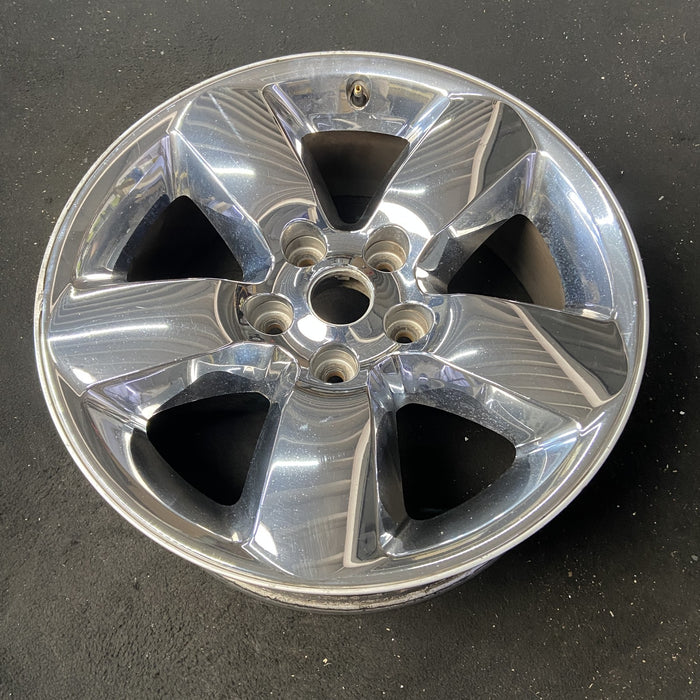 20" DODGE 1500 PICKUP 13 , 20x8, chrome clad Original OEM Wheel Rim - Close-Up Detail
