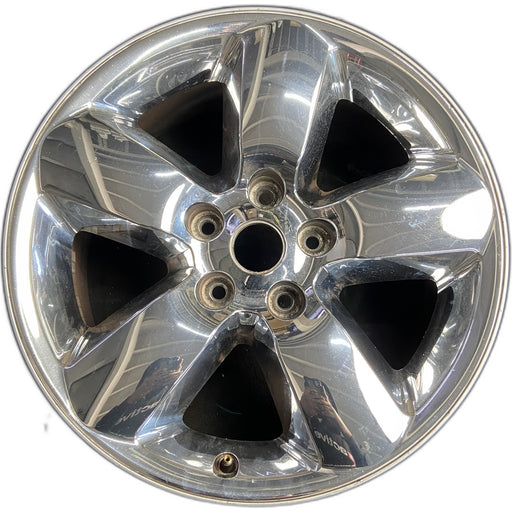 20" DODGE 1500 PICKUP 13 , 20x8, chrome clad Original OEM Wheel Rim - Front View