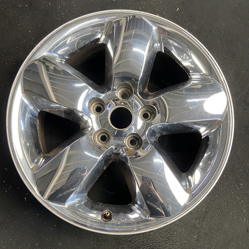 20" DODGE 1500 PICKUP 13 , 20x8, chrome clad Original OEM Wheel Rim - Angle View