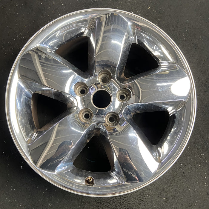 20" DODGE 1500 PICKUP 13 , 20x8, chrome clad Original OEM Wheel Rim - Angle View