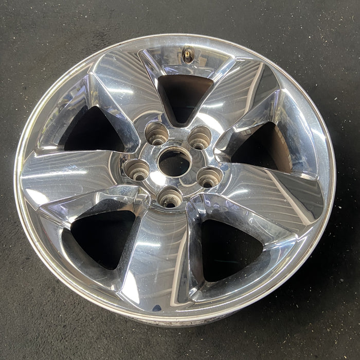 20" DODGE 1500 PICKUP 13 , 20x8, chrome clad Original OEM Wheel Rim - Close-Up Detail