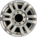 18" FORD F250SD PICKUP 17 18x8 , aluminum, 12 spoke , silver Original OEM Wheel - Front View