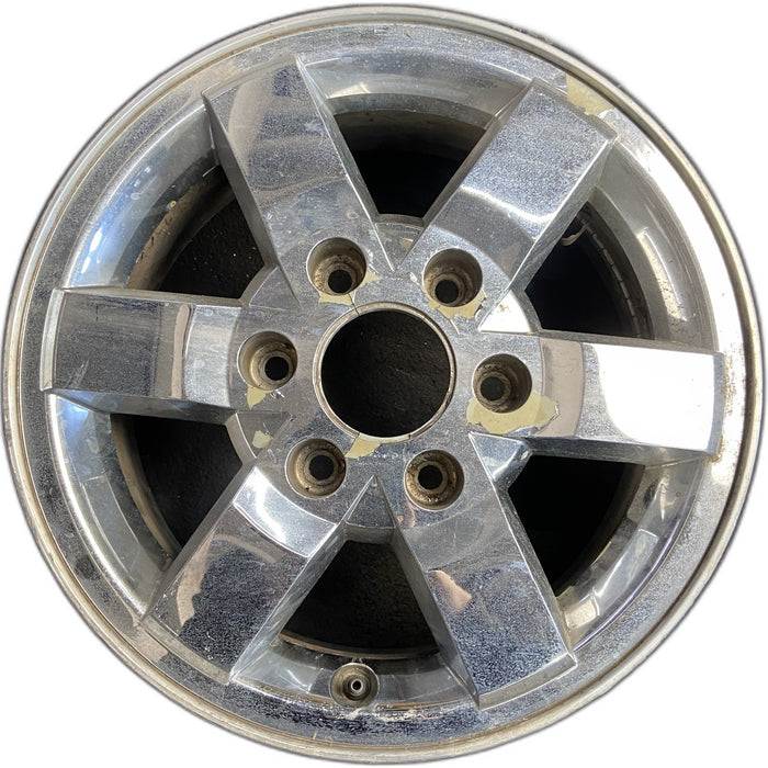 16" CANYON 08 16x6.5, Original OEM Wheel Rim - Front View