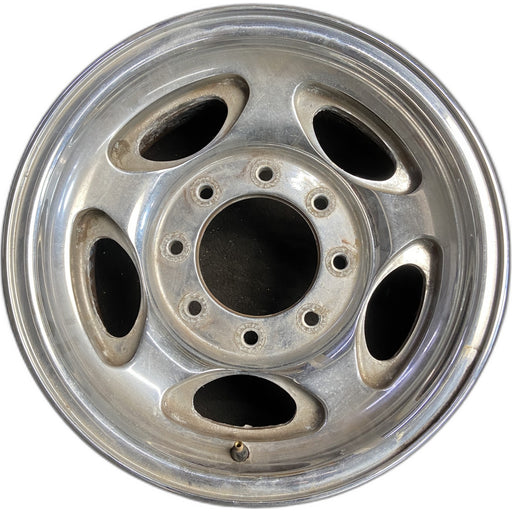 16" EXCURSION 00-05 , aluminum, 5 oval openings Original OEM Wheel Rim - Front View