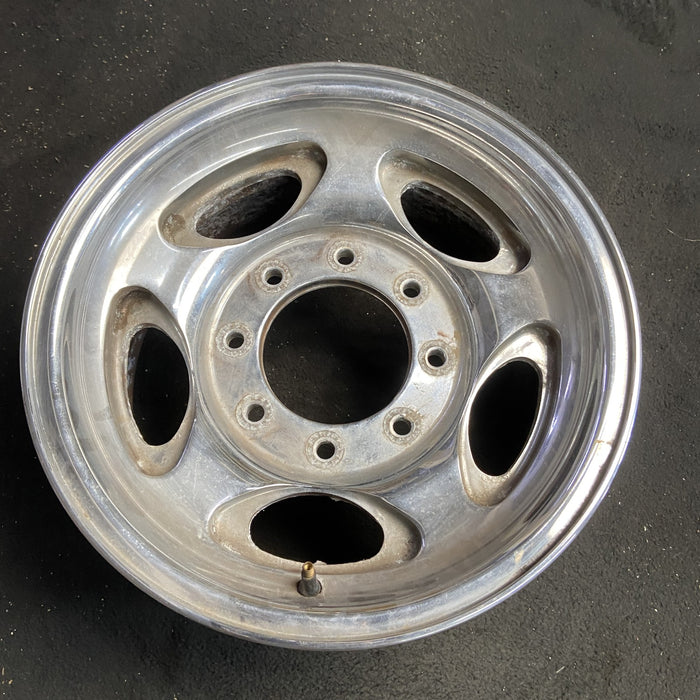 16" EXCURSION 00-05 , aluminum, 5 oval openings Original OEM Wheel Rim - Side Profile