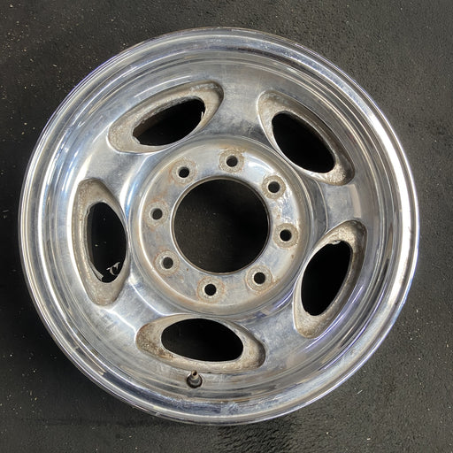 16" EXCURSION 00-05 , aluminum, 5 oval openings Original OEM Wheel Rim - Angle View