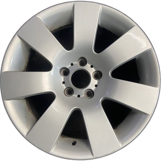 18" BMW 525i 04-05 18x8 , 7 spoke, wide spoke Original OEM Wheel Rim - Front View