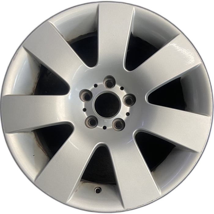 18" BMW 525i 04-05 18x8 , 7 spoke, wide spoke Original OEM Wheel Rim - Front View