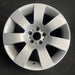 18" BMW 525i 04-05 18x8 , 7 spoke, wide spoke Original OEM Wheel Rim - Angle View