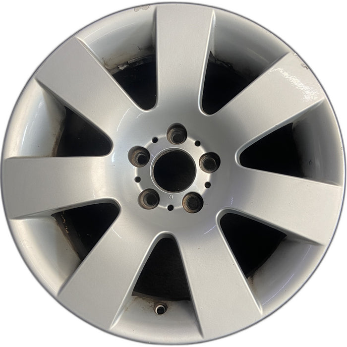 18" BMW 525i 04-05 18x8 , 7 spoke, wide spoke Original OEM Wheel Rim - Front View
