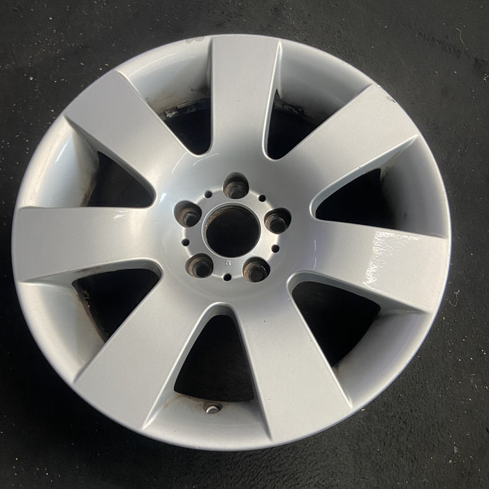 18" BMW 525i 04-05 18x8 , 7 spoke, wide spoke Original OEM Wheel Rim - Side Profile