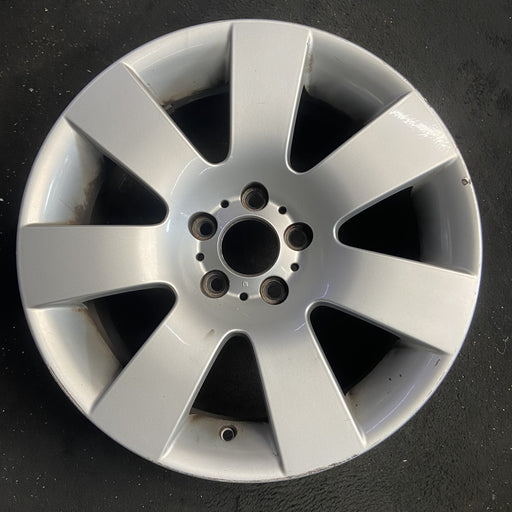 18" BMW 525i 04-05 18x8 , 7 spoke, wide spoke Original OEM Wheel Rim - Angle View