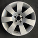 18" BMW 525i 04-05 18x8 , 7 spoke, wide spoke Original OEM Wheel Rim - Angle View