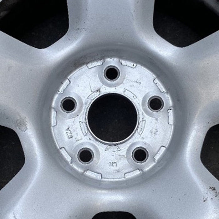 17" RIDGELINE 06-14 17x7.5 steel 5 spoke silver Original OEM Wheel Rim - Angle View
