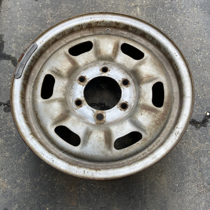 16" ISUZU TROOPER 92-02 , steel Original OEM Wheel Rim - Close-Up Detail