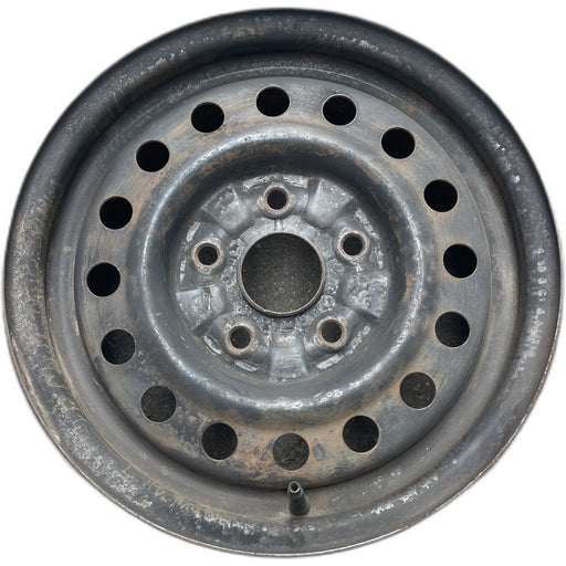 14" MAZDA 626 88 14x5.5, steel, 15-hole Original OEM Wheel Rim - Front View