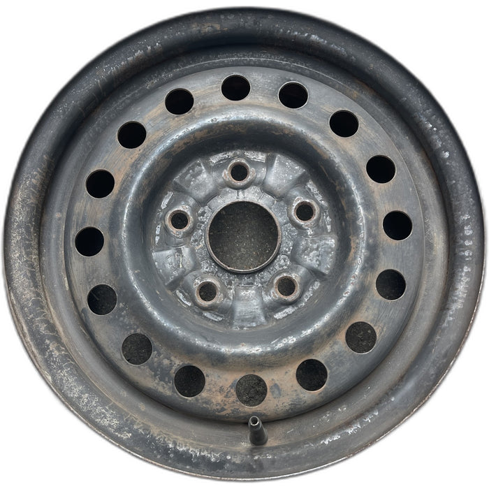 14" MAZDA 626 88 14x5.5, steel, 15-hole Original OEM Wheel Rim - Front View