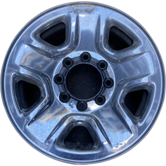 18" DODGE 2500 PICKUP 14 18x8, 5 spoke, chrome Original OEM Wheel Rim - Front View