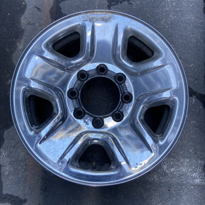 18" DODGE 2500 PICKUP 14 18x8, 5 spoke, chrome Original OEM Wheel Rim - Angle View