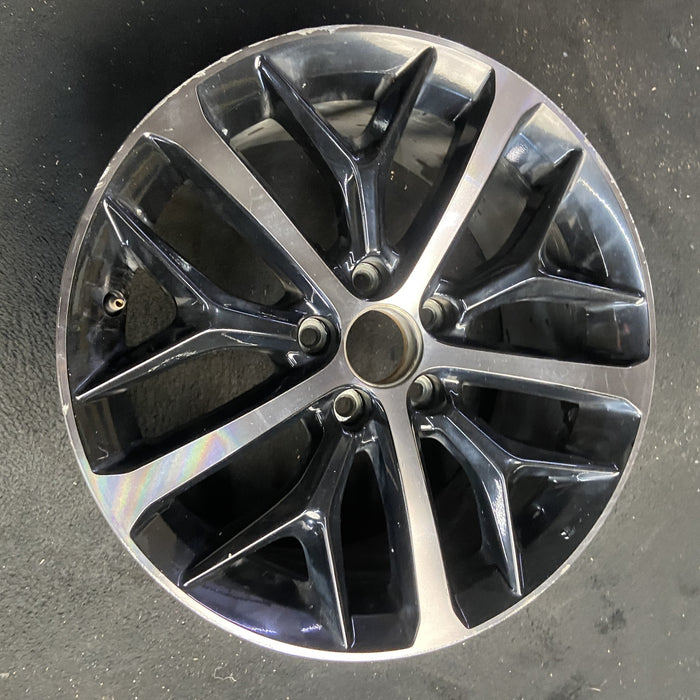 18" CIVIC 20-21 18x8 , w/o outer red accent; Y spoke design, w/machined face - Side Profile
