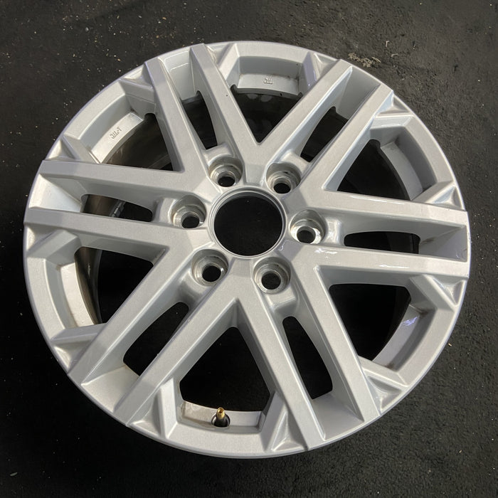 18" SEQUOIA 23-24 18x7.5, 6 double spoke, silver Original OEM Wheel Rim - Side Profile