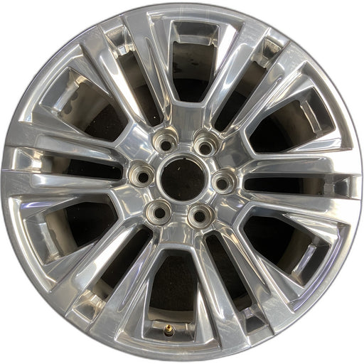 20" SIERRA 1500 PICKUP 19 , 20x9, 12 spoke, V spoke, opt RTL Original OEM Wheel - Front View