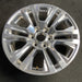 20" SIERRA 1500 PICKUP 19 , 20x9, 12 spoke, V spoke, opt RTL Original OEM Wheel - Side Profile