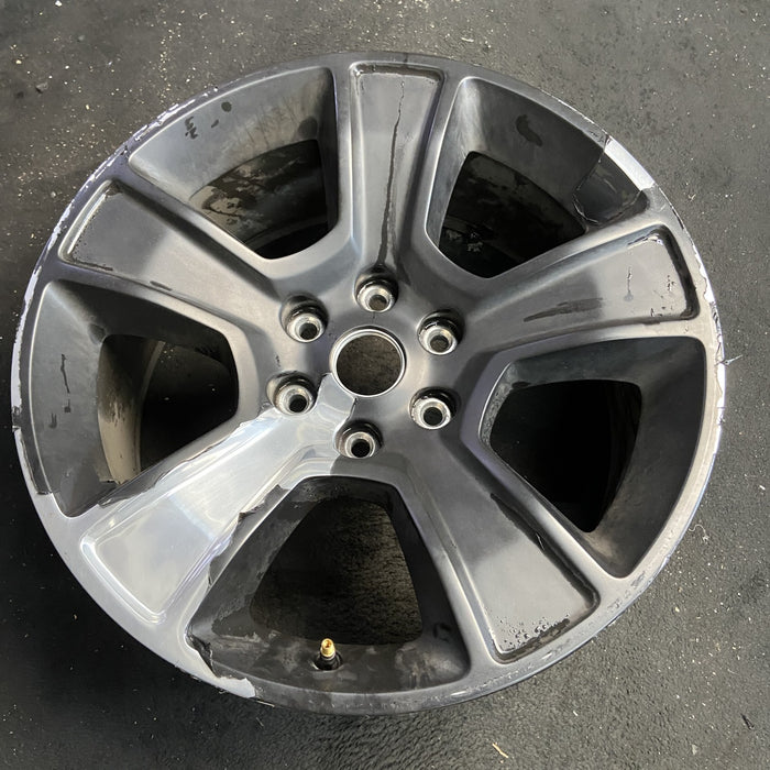 20" DODGE 1500 PICKUP 19-21 , 20x9, , 5 spoke, opt WRF Original OEM Wheel Rim - Side Profile