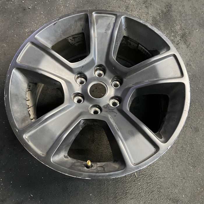 20" DODGE 1500 PICKUP 19-21 , 20x9, , 5 spoke, opt WRF Original OEM Wheel Rim - Side Profile
