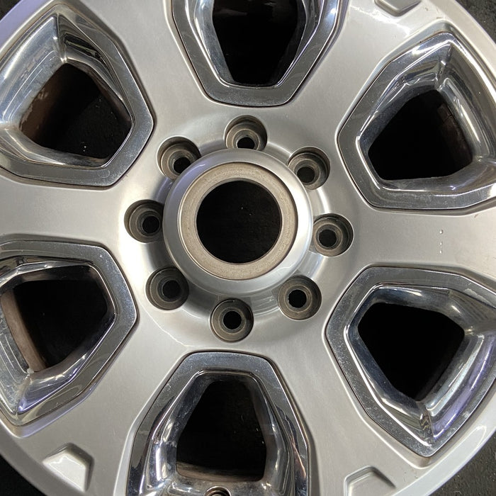 20" DODGE 2500 PICKUP 14 20x8 6 spoke w/chrome inserts opt WRJ Original OEM - Angle View