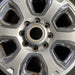 20" DODGE 2500 PICKUP 14 20x8 6 spoke w/chrome inserts opt WRJ Original OEM - Angle View