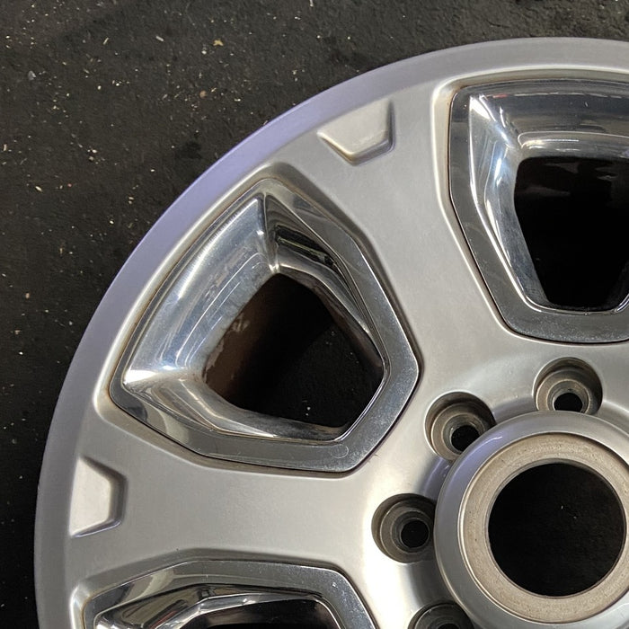 20" DODGE 2500 PICKUP 14 20x8 6 spoke w/chrome inserts opt WRJ Original OEM - Side Profile