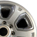 20" DODGE 2500 PICKUP 14 20x8 6 spoke w/chrome inserts opt WRJ Original OEM - Side Profile