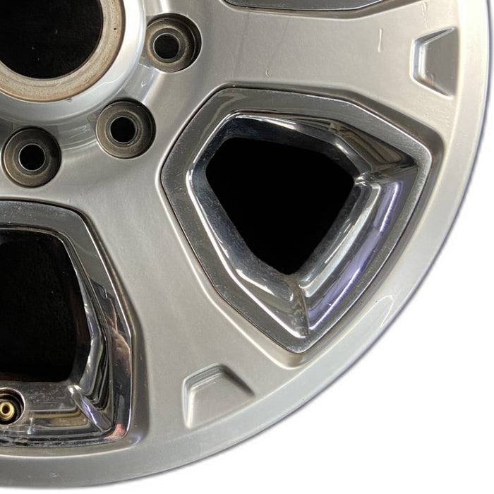 20" DODGE 2500 PICKUP 14 20x8 6 spoke w/chrome inserts opt WRJ Original OEM - Close-Up Detail