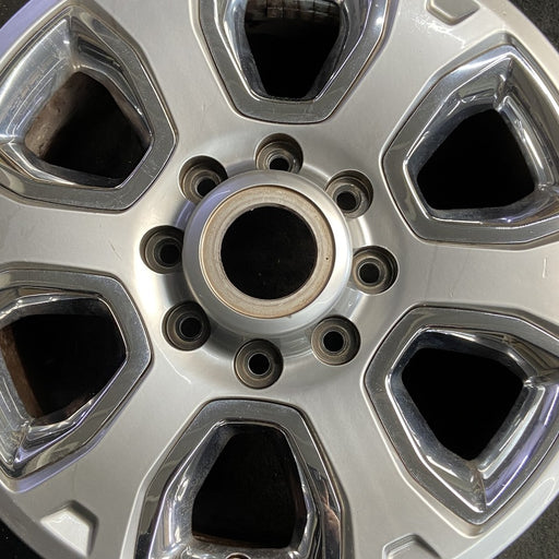 20" DODGE 2500 PICKUP 14 20x8 6 spoke w/chrome inserts opt WRJ Original OEM - Angle View