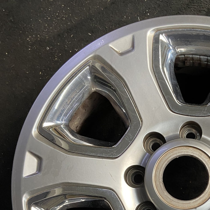 20" DODGE 2500 PICKUP 14 20x8 6 spoke w/chrome inserts opt WRJ Original OEM - Side Profile