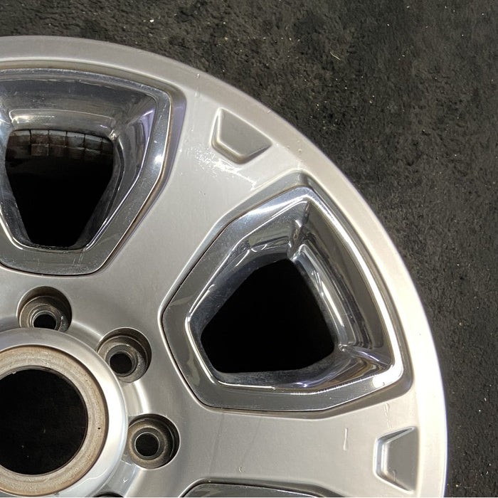 20" DODGE 2500 PICKUP 14 20x8 6 spoke w/chrome inserts opt WRJ Original OEM - Close-Up Detail