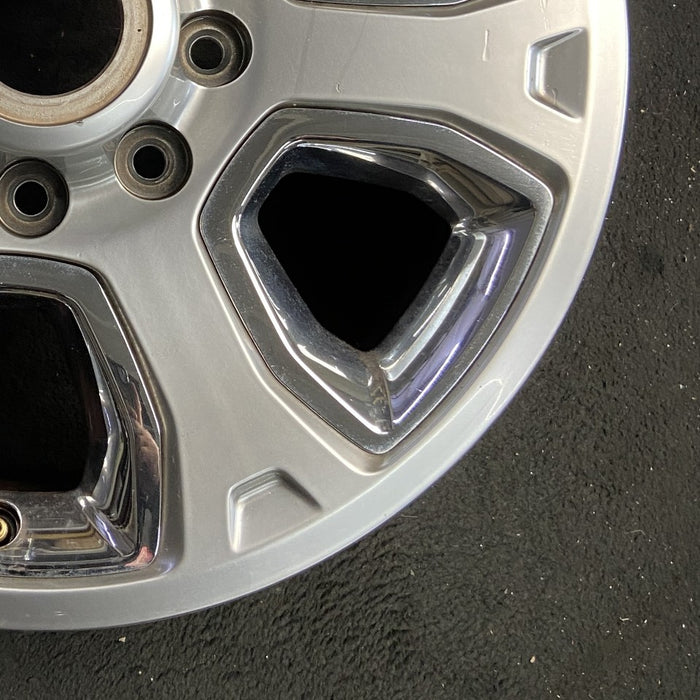 20" DODGE 2500 PICKUP 14 20x8 6 spoke w/chrome inserts opt WRJ Original OEM - Back View