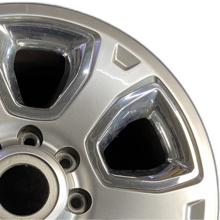 20" DODGE 2500 PICKUP 14 20x8 6 spoke w/chrome inserts opt WRJ Original OEM - Side Profile