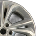 18" ENCORE GX 20 18x7.5 5 split spoke silver opt RQH Original OEM Wheel Rim - Side Profile
