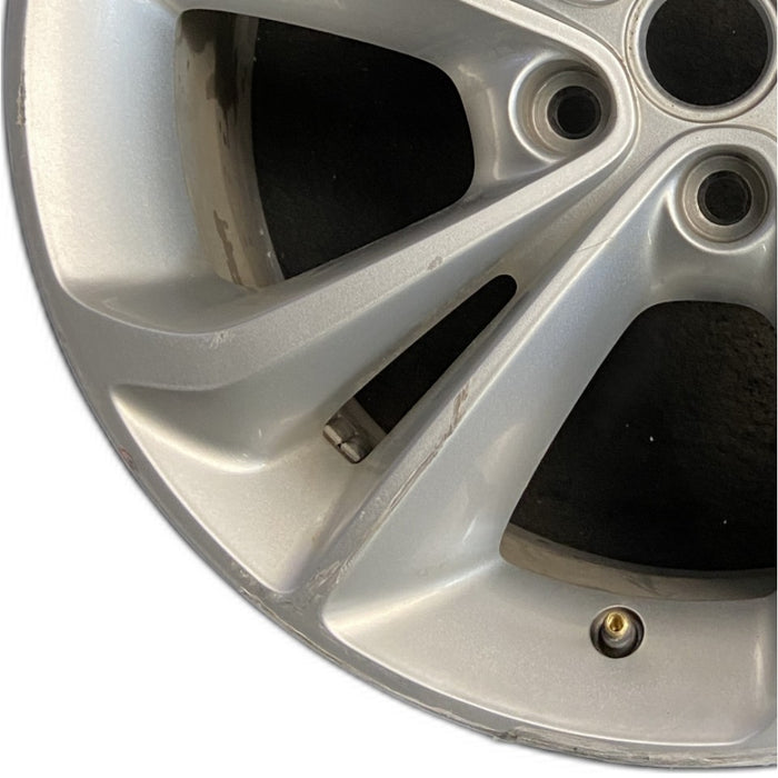 18" ENCORE GX 20 18x7.5 5 split spoke silver opt RQH Original OEM Wheel Rim - Back View
