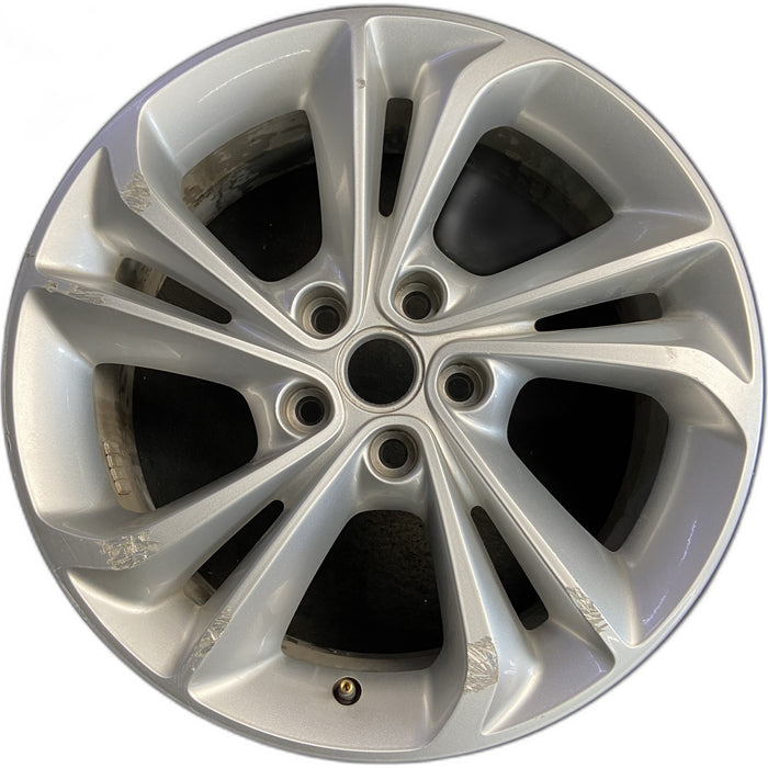 18" ENCORE GX 20 18x7.5, 5 split spoke, silver Original OEM Wheel Rim - Front View