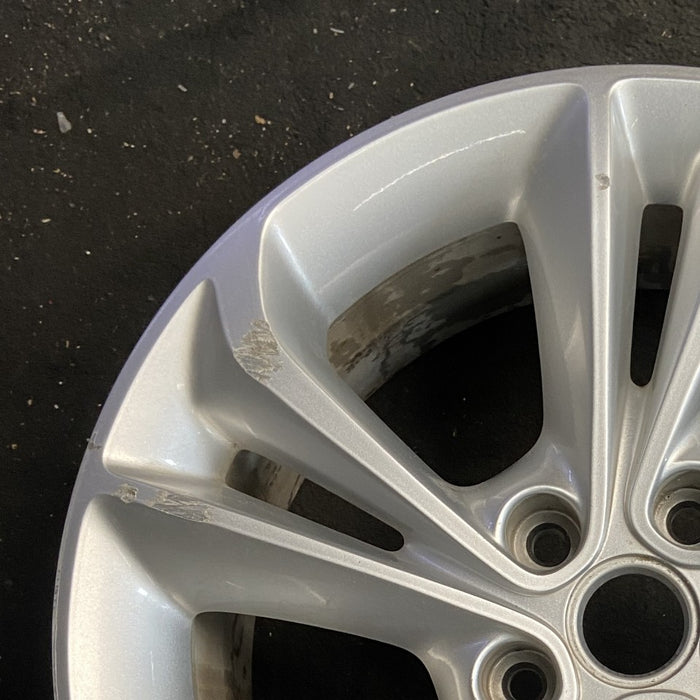 18" ENCORE GX 20 18x7.5 5 split spoke silver opt RQH Original OEM Wheel Rim - Side Profile