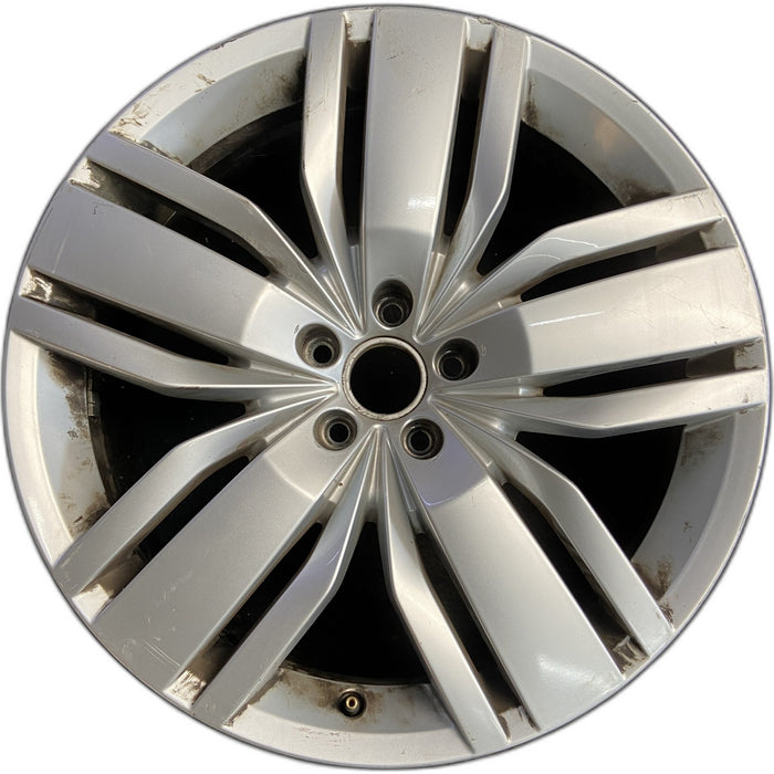 20" ATLAS 18-20 20x8 , , triple spoke, silver Original OEM Wheel Rim - Front View