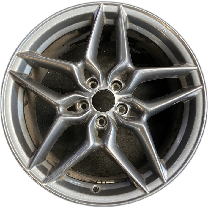 19" INFINITI QX30 17-19 19x8 Original OEM Wheel Rim - Front View