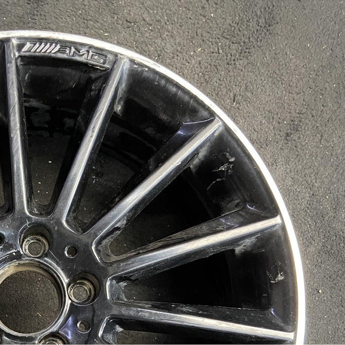 19" MERCEDES CLA-CLASS 20-22 118 Type CLA250 19x7.5 14 spoke black Original OEM - Close-Up Detail