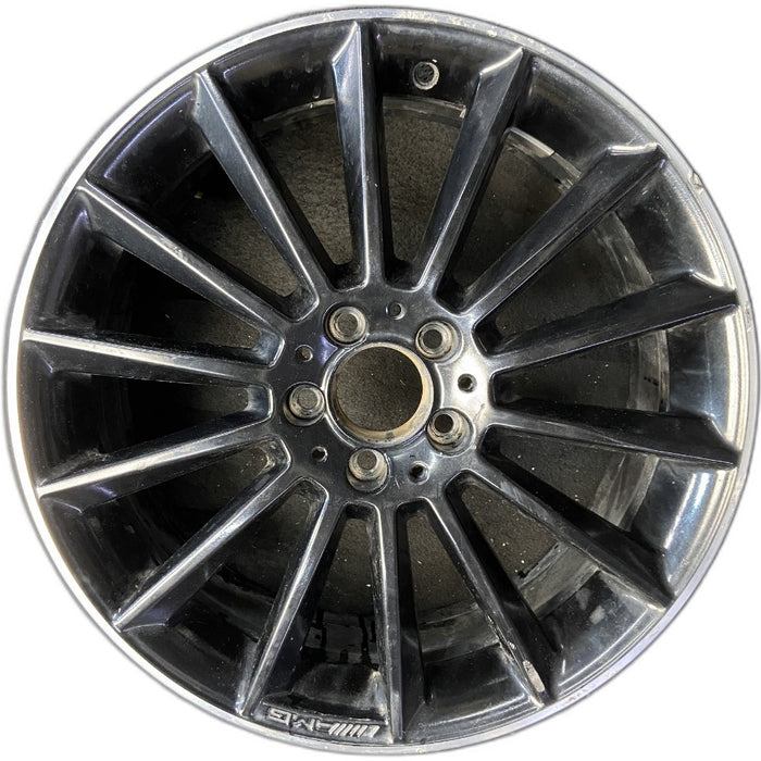 19" MERCEDES CLA-CLASS 20-22 118 Type CLA250 19x7.5 14 spoke black Original OEM - Front View