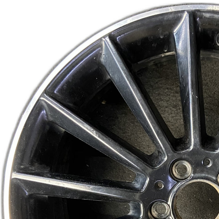 19" MERCEDES CLA-CLASS 20-22 118 Type CLA250 19x7.5 14 spoke black Original OEM - Angle View